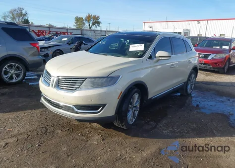 2016 Lincoln Mkx Reserve from USA, damaged, VIN 2LMTJ8LP5GBL38889